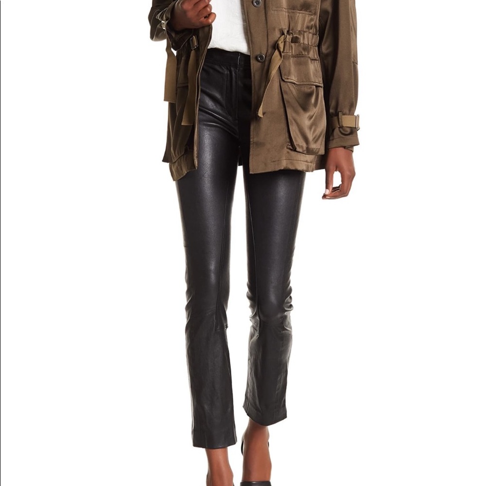 Theory Bristol Leather Pants - Size 8